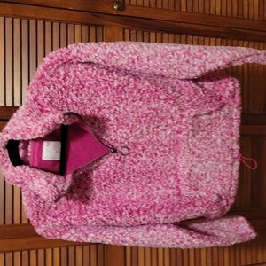 Sherpa Fleece 3/4 zip up Sweater Size S